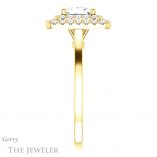 Princess Cut Forever One Moissanite Engagement Ring #GTJ1164-square-fo-y