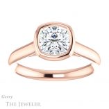 Cushion Cut Forever One Moissanite Engagement Ring #GTJ1170-cushion-fo-r 1 Cushion Cut Forever One Moissanite Engagement Ring #GTJ1170-cushion-fo-r