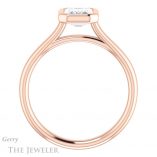 Emerald Cut Forever One Moissanite Engagement Ring #GTJ1170-emerald-fb-r 2 Emerald Cut Forever Brilliant Moissanite Engagement Ring #GTJ1170-emerald-fb-r
