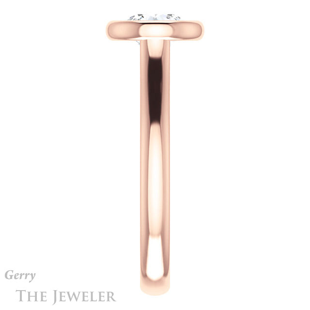 Round Cut Forever One Moissanite Engagement Ring #GTJ1170-round-fo-r 3 Round Cut Forever One Moissanite Engagement Ring #GTJ1170-round-fo-r