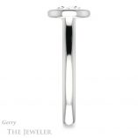 Round Cut Forever One Moissanite Engagement Ring #GTJ1170-round-fo-w 3 Round Cut Forever One Moissanite Engagement Ring #GTJ1170-round-fo-w