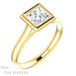 Princess Cut Forever One Moissanite Engagement Ring #GTJ1170-square-fo-y 4 Princess Cut Forever One Moissanite Engagement Ring #GTJ1170-square-fo-y