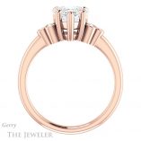 Heart Shaped Forever Brilliant Moissanite Engagement Ring #GTJ1172-heart-fb-r