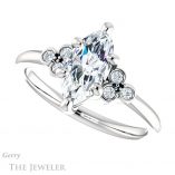 Marquise Cut Forever One Moissanite Engagement Ring #GTJ1172-marquise-fb-w 5 Marquise Cut Forever Brilliant Moissanite Engagement Ring #GTJ1172-marquise-fb-w