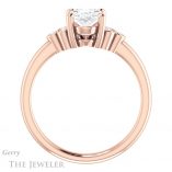 Oval Shaped Forever One Moissanite Engagement Ring #GTJ1172-oval-fo-r 2 Oval Shaped Forever One Moissanite Engagement Ring #GTJ1172-oval-fo-r