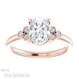 Oval Shaped Forever One Moissanite Engagement Ring #GTJ1172-oval-fo-r 1 Oval Shaped Forever One Moissanite Engagement Ring #GTJ1172-oval-fo-r