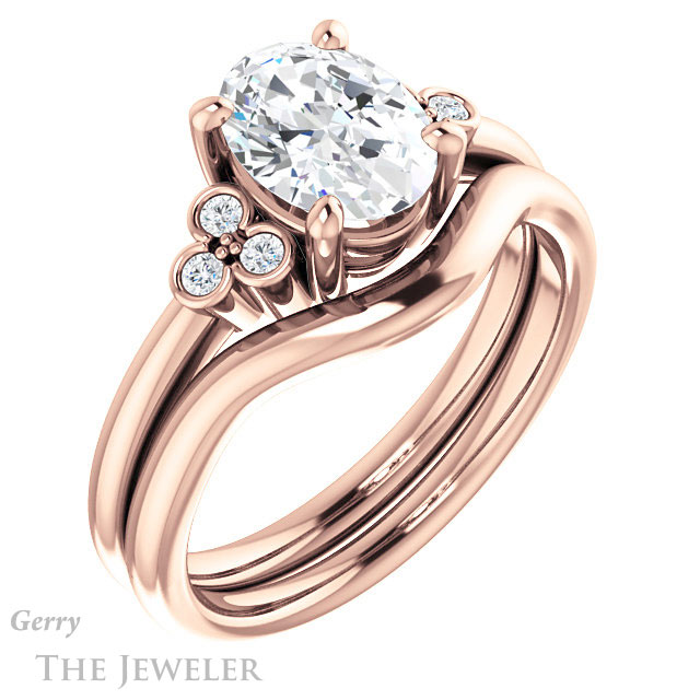 Oval Shaped Forever One Moissanite Engagement Ring #GTJ1172-oval-fo-r 6 Oval Shaped Forever One Moissanite Engagement Ring #GTJ1172-oval-fo-r