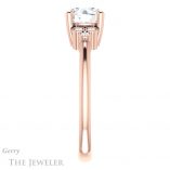 Round Cut Forever One Moissanite Engagement Ring #GTJ1172-round-fo-r 3 Round Cut Forever One Moissanite Engagement Ring #GTJ1172-round-fo-r