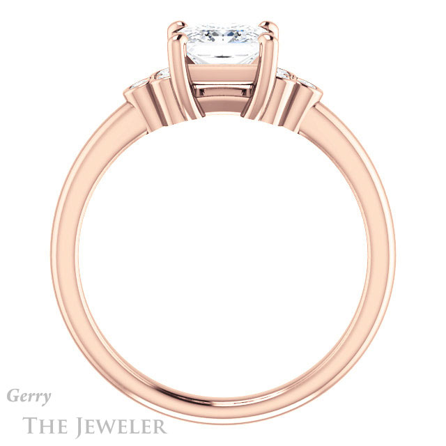 Princess Cut Forever One Moissanite Engagement Ring #GTJ1172-square-fo-r 2 Princess Cut Forever One Moissanite Engagement Ring #GTJ1172-square-fo-r
