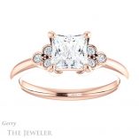 Princess Cut Forever One Moissanite Engagement Ring #GTJ1172-square-fo-r 1 Princess Cut Forever One Moissanite Engagement Ring #GTJ1172-square-fo-r