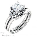 Princess Cut Forever One Moissanite Engagement Ring #GTJ1172-square-fo-w 6 Princess Cut Forever One Moissanite Engagement Ring #GTJ1172-square-fo-w