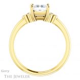 Princess Cut Forever One Moissanite Engagement Ring #GTJ1172-square-fo-y 2 Princess Cut Forever One Moissanite Engagement Ring #GTJ1172-square-fo-y