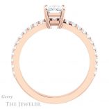 Emerald Cut Forever One Moissanite Engagement Ring #GTJ1173-emerald-fb-r 2 Emerald Cut Forever Brilliant Moissanite Engagement Ring #GTJ1173-emerald-fb-r
