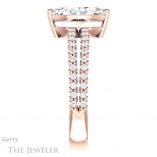Marquise Cut Forever One Moissanite Engagement Ring #GTJ1173-marquise-fb-r 3 Marquise Cut Forever Brilliant Moissanite Engagement Ring #GTJ1173-marquise-fb-r