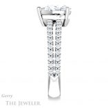Pear Shaped Forever Brilliant Moissanite Engagement Ring #GTJ1173-pear-fb-w
