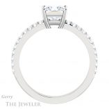 Princess Cut Forever One Moissanite Engagement Ring #GTJ1173-square-fo-w