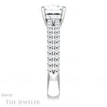 Princess Cut Forever One Moissanite Engagement Ring #GTJ1173-square-fo-w