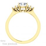 Cushion Cut Forever One Moissanite Engagement Ring #GTJ1176-cushion-fo-y 2 Cushion Cut Forever One Moissanite Engagement Ring #GTJ1176-cushion-fo-y