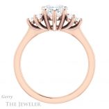 Heart Shaped Forever One Moissanite Engagement Ring #GTJ1176-heart-fb-r 2 Heart Shaped Forever Brilliant Moissanite Engagement Ring #GTJ1176-heart-fb-r
