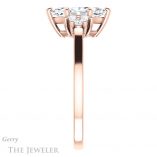 Marquise Cut Forever One Moissanite Engagement Ring #GTJ1176-marquise-fb-r 3 Marquise Cut Forever Brilliant Moissanite Engagement Ring #GTJ1176-marquise-fb-r