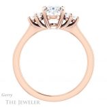 Oval Shaped Forever One Moissanite Engagement Ring #GTJ1176-oval-fo-r 2 Oval Shaped Forever One Moissanite Engagement Ring #GTJ1176-oval-fo-r