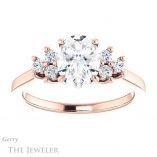 Oval Shaped Forever One Moissanite Engagement Ring #GTJ1176-oval-fo-r 1 Oval Shaped Forever One Moissanite Engagement Ring #GTJ1176-oval-fo-r