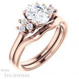 Oval Shaped Forever One Moissanite Engagement Ring #GTJ1176-oval-fo-r 6 Oval Shaped Forever One Moissanite Engagement Ring #GTJ1176-oval-fo-r