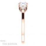 Round Cut Forever One Moissanite Engagement Ring #GTJ1176-round-fo-r 3 Round Cut Forever One Moissanite Engagement Ring #GTJ1176-round-fo-r