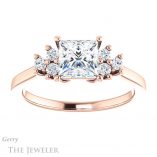 Princess Cut Forever One Moissanite Engagement Ring #GTJ1176-square-fo-r 1 Princess Cut Forever One Moissanite Engagement Ring #GTJ1176-square-fo-r