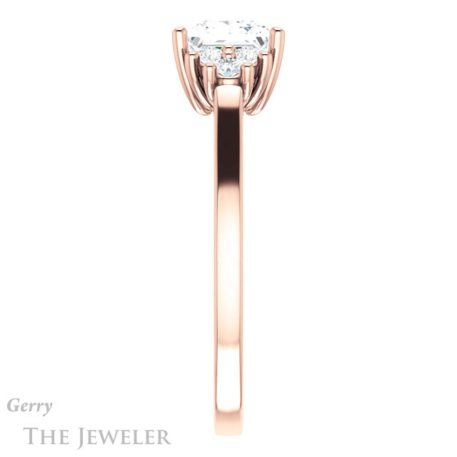 Princess Cut Forever One Moissanite Engagement Ring #GTJ1176-square-fo-r 3 Princess Cut Forever One Moissanite Engagement Ring #GTJ1176-square-fo-r