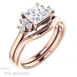 Princess Cut Forever One Moissanite Engagement Ring #GTJ1176-square-fo-r 6 Princess Cut Forever One Moissanite Engagement Ring #GTJ1176-square-fo-r