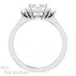 Princess Cut Forever One Moissanite Engagement Ring #GTJ1176-square-fo-w 2 Princess Cut Forever One Moissanite Engagement Ring #GTJ1176-square-fo-w