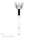 Princess Cut Forever One Moissanite Engagement Ring #GTJ1176-square-fo-w 3 Princess Cut Forever One Moissanite Engagement Ring #GTJ1176-square-fo-w