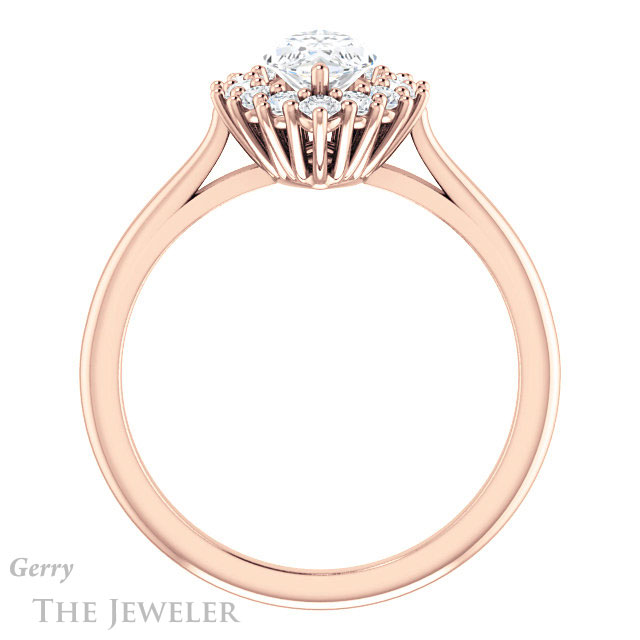 Marquise Cut Forever Brilliant Moissanite Engagement Ring #GTJ1177-marquise-fb-r
