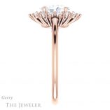 Oval Shaped Forever One Moissanite Engagement Ring #GTJ1177-oval-fo-r