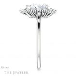 Pear Shaped Forever Brilliant Moissanite Engagement Ring #GTJ1177-pear-fb-w