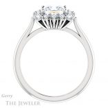 Princess Cut Forever One Moissanite Engagement Ring #GTJ1177-square-fo-w 2 Princess Cut Forever One Moissanite Engagement Ring #GTJ1177-square-fo-w
