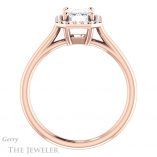 Emerald Cut Forever Brilliant Moissanite Engagement Ring #GTJ1178-emerald-fb-r