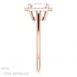 Emerald Cut Forever Brilliant Moissanite Engagement Ring #GTJ1178-emerald-fb-r