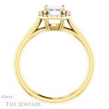 Emerald Cut Forever Brilliant Moissanite Engagement Ring #GTJ1178-emerald-fb-y