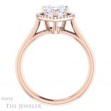 Heart Shaped Forever One Moissanite Engagement Ring #GTJ1178-heart-fb-r 2 Heart Shaped Forever Brilliant Moissanite Engagement Ring #GTJ1178-heart-fb-r