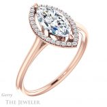 Marquise Cut Forever One Moissanite Engagement Ring #GTJ1178-marquise-fb-r 4 Marquise Cut Forever Brilliant Moissanite Engagement Ring #GTJ1178-marquise-fb-r