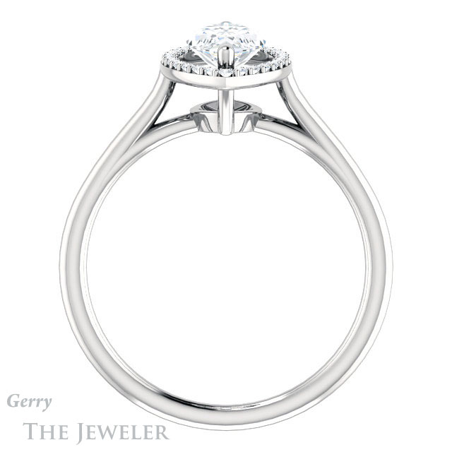 Marquise Cut Forever Brilliant Moissanite Engagement Ring #GTJ1178-marquise-fb-w
