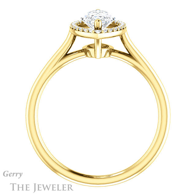 Marquise Cut Forever Brilliant Moissanite Engagement Ring #GTJ1178-marquise-fb-y