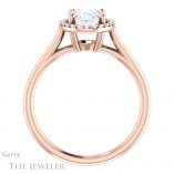 Oval Shaped Forever One Moissanite Engagement Ring #GTJ1178-oval-fo-r 2 Oval Shaped Forever One Moissanite Engagement Ring #GTJ1178-oval-fo-r
