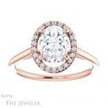 Oval Shaped Forever One Moissanite Engagement Ring #GTJ1178-oval-fo-r 1 Oval Shaped Forever One Moissanite Engagement Ring #GTJ1178-oval-fo-r