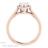 Pear Shaped Forever One Moissanite Engagement Ring #GTJ1178-pear-fb-r 2 Pear Shaped Forever Brilliant Moissanite Engagement Ring #GTJ1178-pear-fb-r