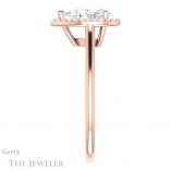 Pear Shaped Forever One Moissanite Engagement Ring #GTJ1178-pear-fb-r 3 Pear Shaped Forever Brilliant Moissanite Engagement Ring #GTJ1178-pear-fb-r