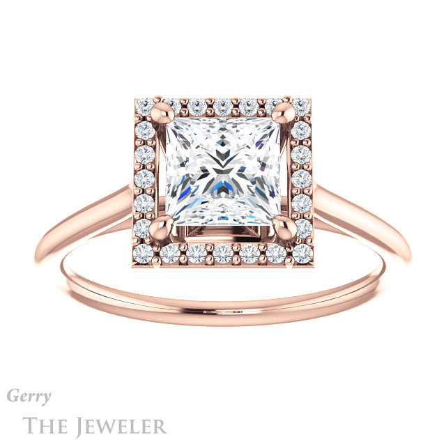 Princess Cut Forever One Moissanite Engagement Ring #GTJ1178-square-fo-r 1 Princess Cut Forever One Moissanite Engagement Ring #GTJ1178-square-fo-r