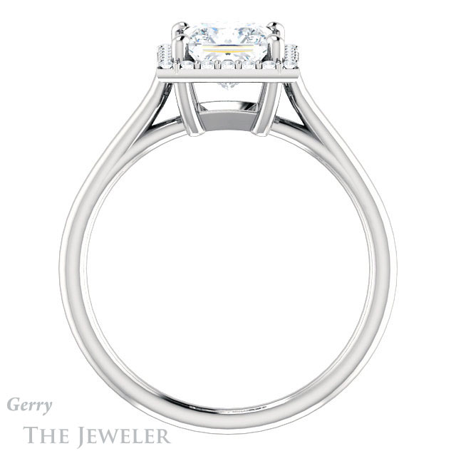 Princess Cut Forever One Moissanite Engagement Ring #GTJ1178-square-fo-w 2 Princess Cut Forever One Moissanite Engagement Ring #GTJ1178-square-fo-w